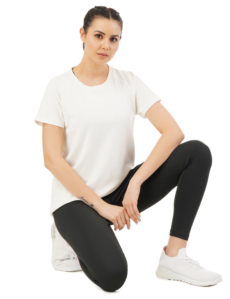 pump'd Athleisure Women's T-shirt for Gym -Lightweight, Anti-Odor, UV Protect, Dry Tech, Ultra Soft Seams - Image 1