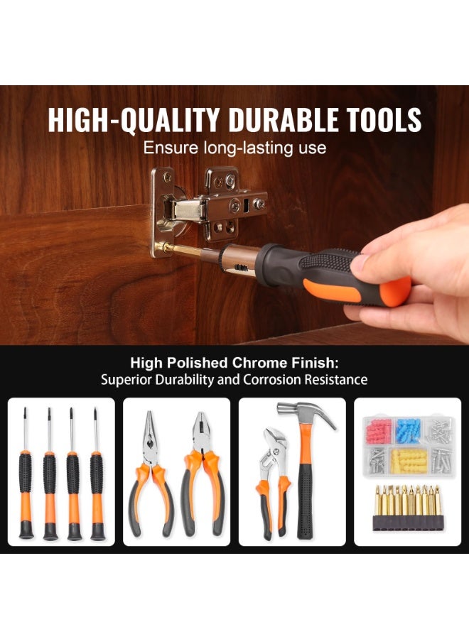 XiuWoo Cordless Drill Tool Kit 146-Piece Power Tool Household Tool Set with Electric Drill and Portable Tool Storage Case for Home Maintenance, DIY Projects, and Automotive Repair - Image 5