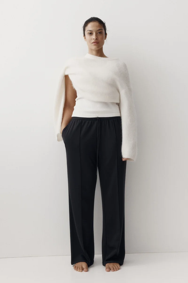 H&M Wide crease-front joggers