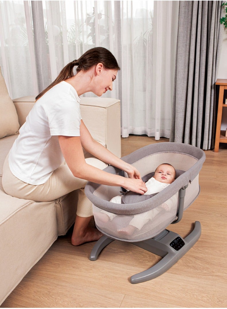 ماستيلا سرير أطفال ذكي بهزاز أوتوماتيكي وميزات راحة فائقة ماركة ماستيلا -H - Image 2