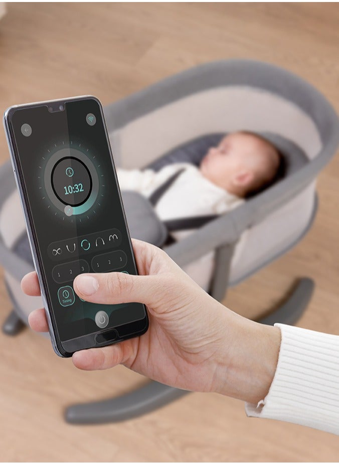 ماستيلا سرير أطفال ذكي بهزاز أوتوماتيكي وميزات راحة فائقة ماركة ماستيلا -H - Image 3