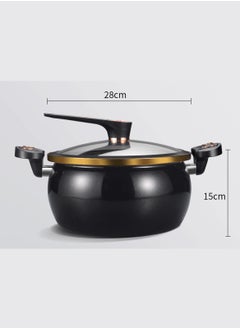 Sharpdo 8L Large Capacity Household Kitchen Ceramic Micro Pressure Cooker Soup Pot Suitable for Induction Cooker Natural Gas  - Image 2