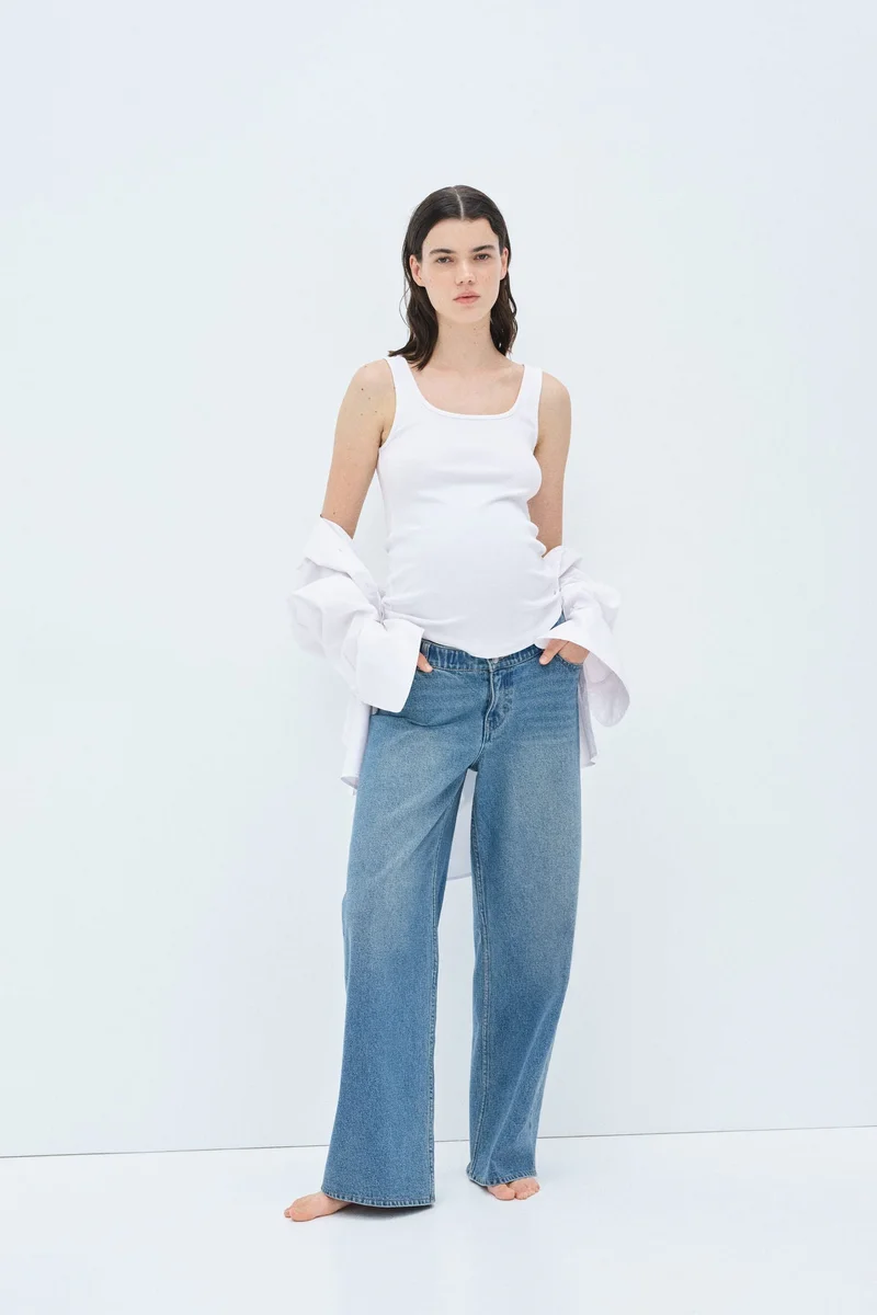 H&M MAMA Ribbed vest top