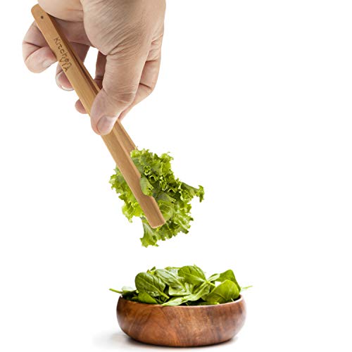 KitchenVIA Toaster Buddy Carbonized Bamboo Tongs: Your Versatile Kitchen Companion by KitchenVIA - Image 4