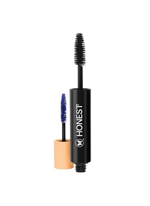 Honest Beauty - Honest Beauty 2-in-1 Extreme Volume Clean Mascara + Bold Lash Primer with Castor Oil | Maximum Volume + Curl | Vegan + Cruelty Free | Black, .27 fl oz - Image 1