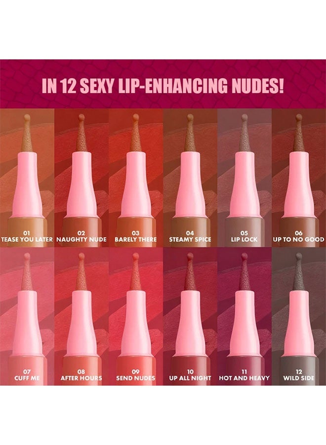 PAGE VINE Lip Lingerie Lipliner Stain, Matte Seamless All Day Wear Waterproof Transfer Proof Smudge Proof Long Lasting Lip Makeup Precise Contour - Image 5