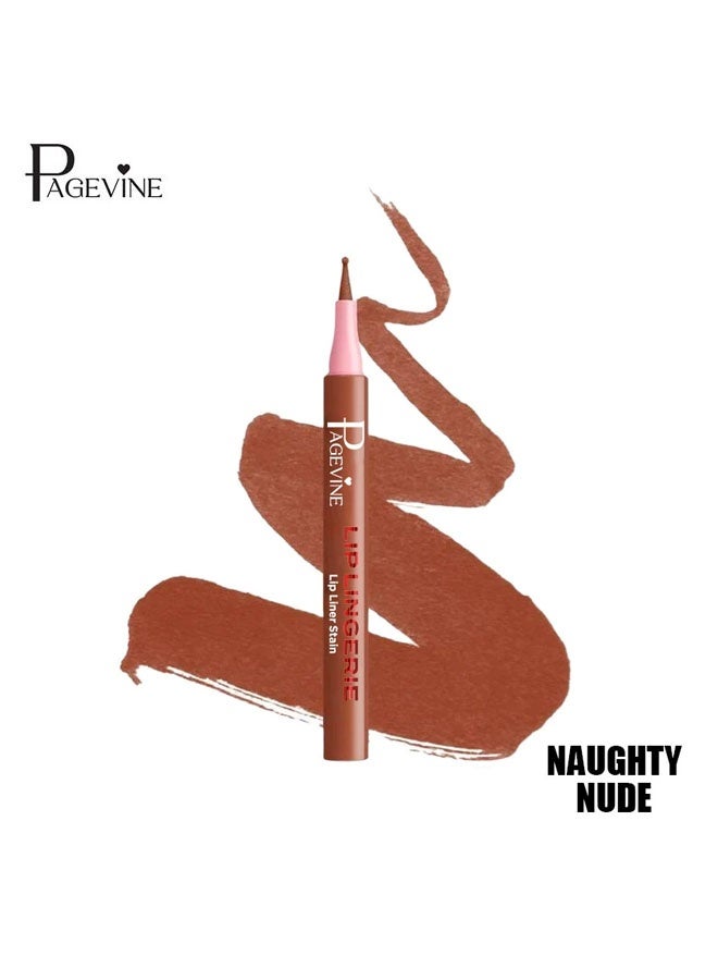 PAGE VINE Lip Lingerie Lipliner Stain, Matte Seamless All Day Wear Waterproof Transfer Proof Smudge Proof Long Lasting Lip Makeup Precise Contour - Image 1