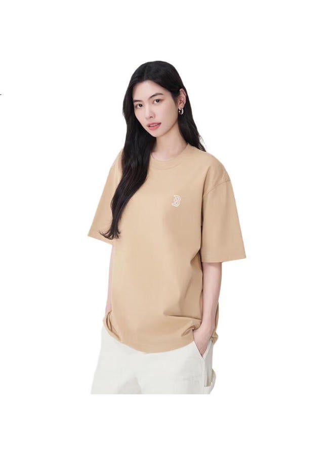MLB Men'S And Women'S Short Sleeve T-Shirt Couple Solid Color Spring Summer Simple Casual Round Neck 25 New Style 3Atsb0253-43Bgl-M - Image 2