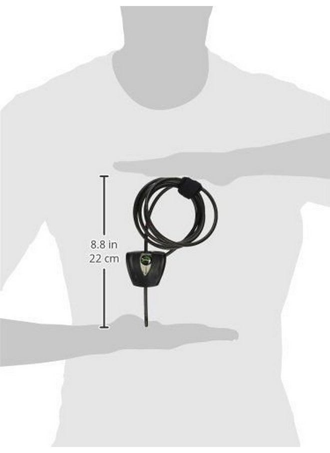 Master Lock Master Lock Black Python Bike Lock with Key, Adjustable Metal Cable Lock has a Weather Resistant Vinyl Coating for Outdoor Equipment, Bicycles, 6 Feet Long, 8417D  - Image 4