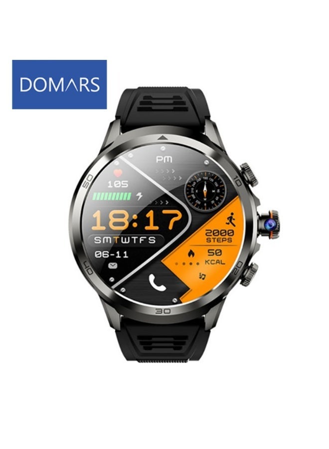 Domars Smart Watch for Men Women,1.95" HD Dynamic Screen Bluetooth Notifications/Calls Fitness Watch,Sport Modes IP67 Waterproof Fitness Tracker with 24/7 Heart Rate/Sleep Monitor for iPhone/Android - Image 1