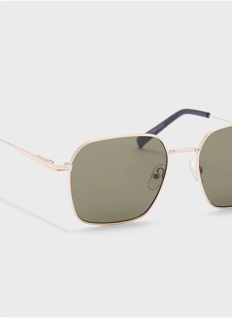 سفنتي فايف Rectengular Sunglasses