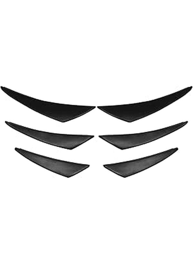 Universal Glossy Black Front Bumper Lip Splitter Diffuser Strip Car Body Replacement Accessory - Image 1