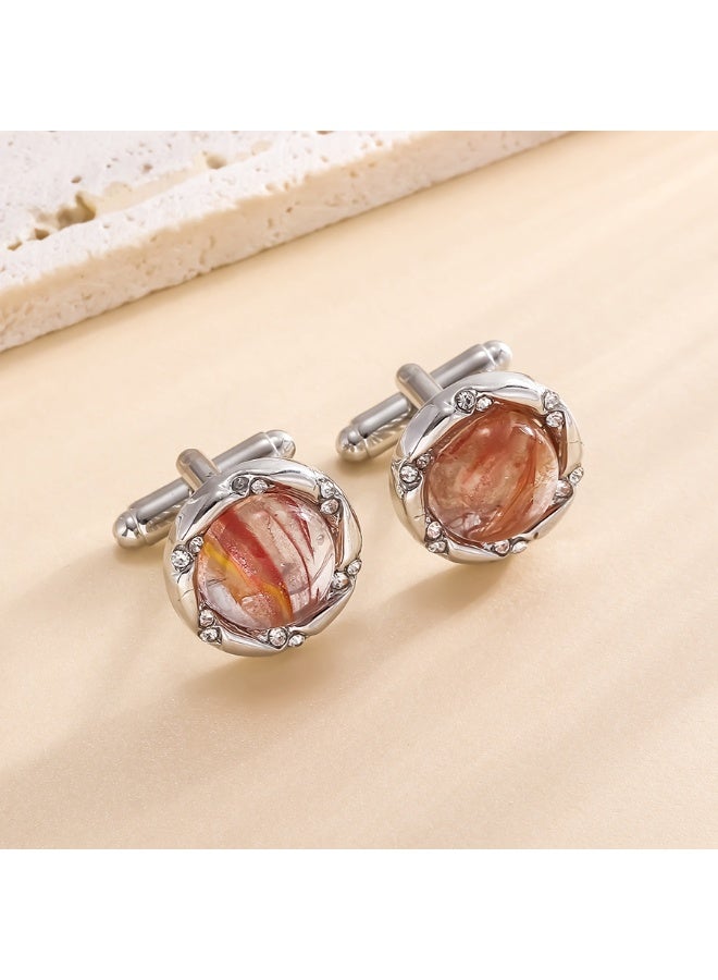 Shougu Fashionable High-end Simple And Atmospheric Suit Cufflinks 