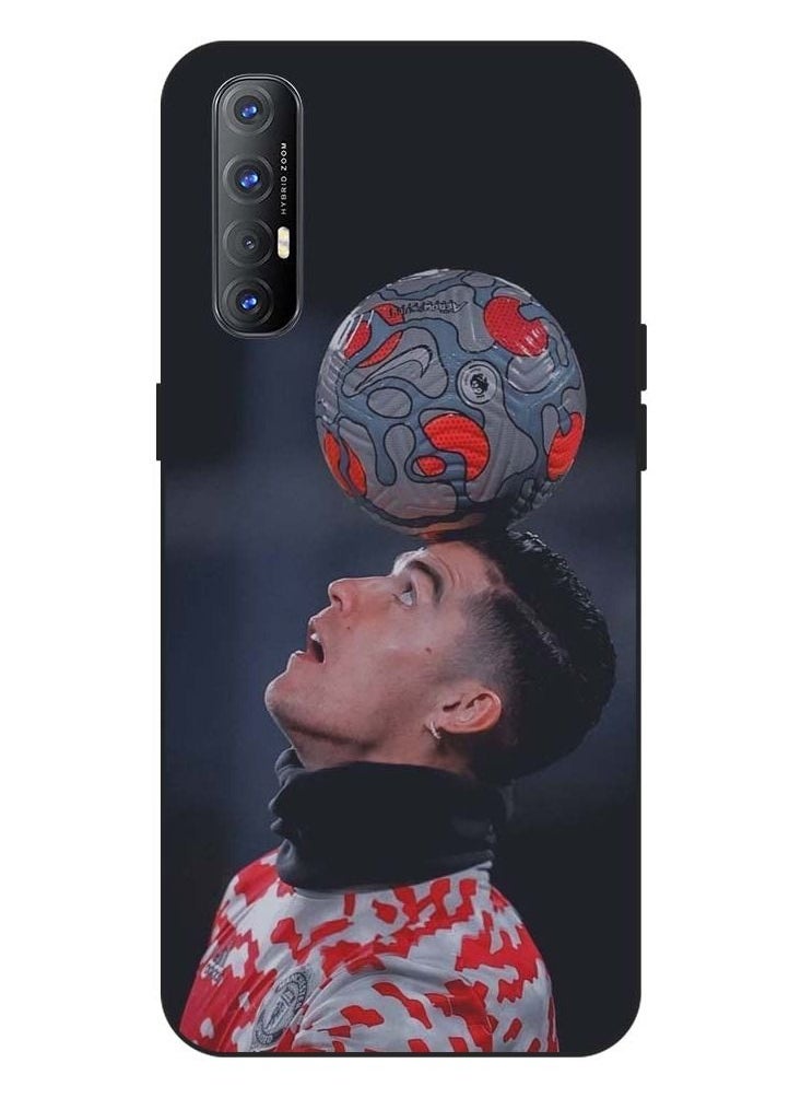 Service Zone Protective Printed Mobile Cover For Football Players For Oppo Reno3 Pro 