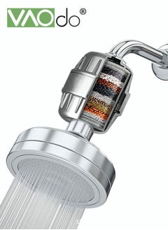 VAOdo High Pressure Shower Filter Head for People with Dry Hair and Skin Water Softener with Filter Shower Head Helps Remove Chlorine and Impurities  - Image 1