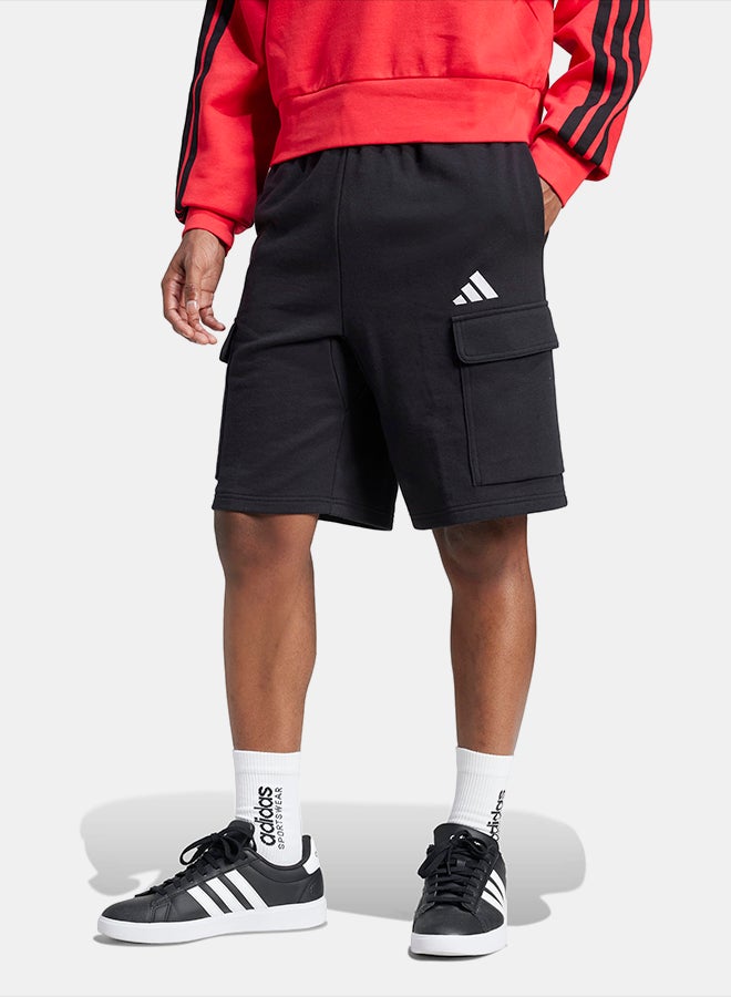 Adidas Essentials Feel Cozy Fleece Cargo Shorts - Image 4