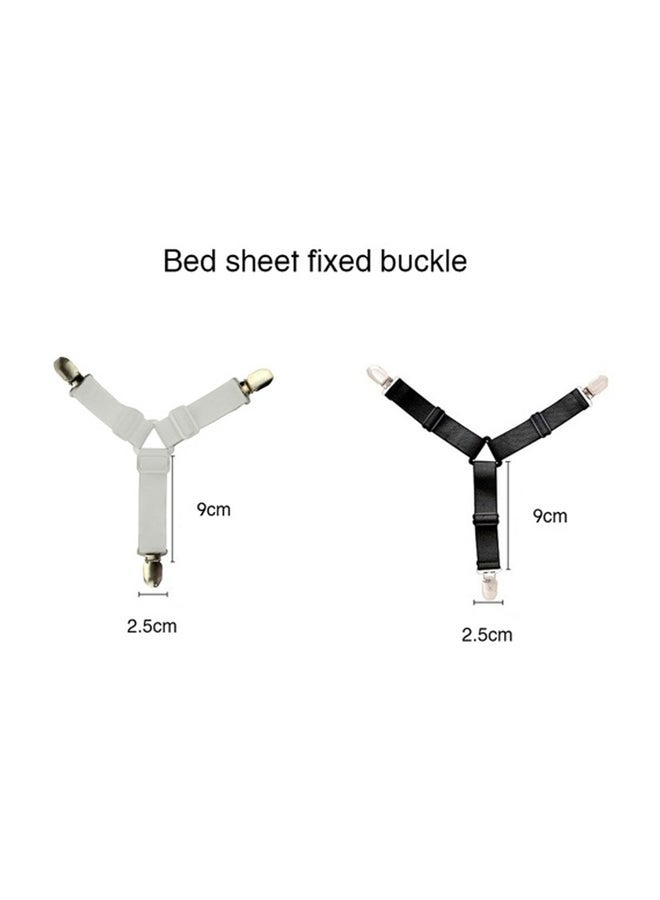 Adjustable Bed Sheet Fastener Combination White 14-25centimeter - Image 5