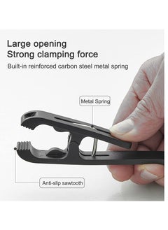 SYOSI 8pcs Large Laundry Hook Clothes Pins Sock Clip Plastic Drying Line Pegs for Home Kitchen Outdoor Trip  - Image 5