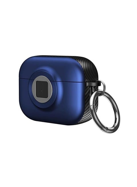 New Collection Compatible with AirPods 4th Generation Case Cover, Soft Skin Silicone Protective Special Design Game Console Design Case Cover with Keychain for AirPods 4 2025 Charging (Camera Blue)