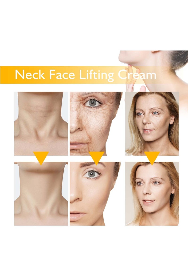 EELHOE 50g Face & Neck Tightening Cream, Lift Neck Firming Cream Tightening Lifting Sagging Skin, Repair Decolletage Cream, Anti Aging Moisturizer for Neck Décolleté with Retinol Collagen - Image 3