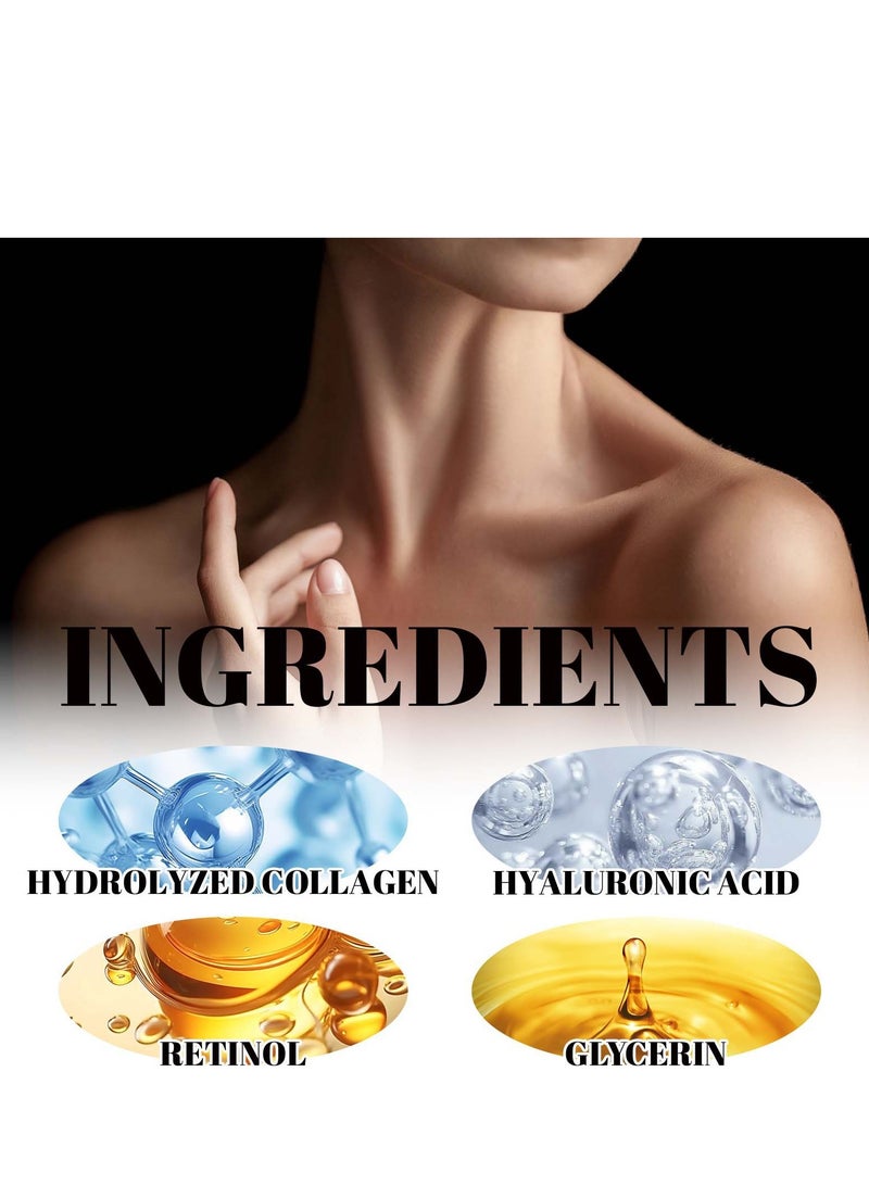 EELHOE 50g Face & Neck Tightening Cream, Lift Neck Firming Cream Tightening Lifting Sagging Skin, Repair Decolletage Cream, Anti Aging Moisturizer for Neck Décolleté with Retinol Collagen - Image 5