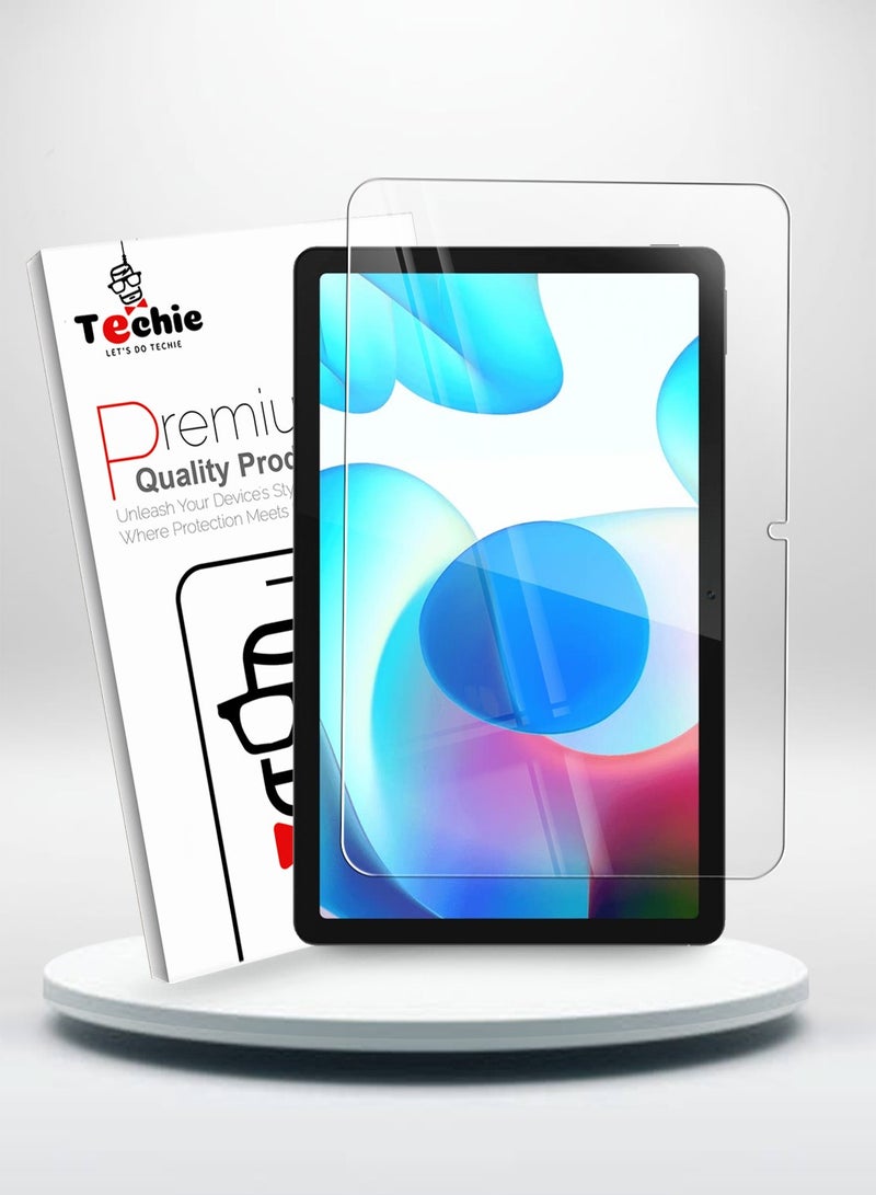 Techie Realme pad 10.4 inch 2021 HD Clear Tempered Glass Screen Protector Bubble Free Easy Installation - Image 1
