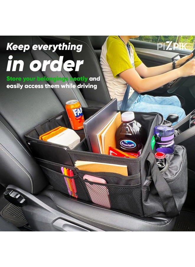 Plzpik Large Car Seat Organizer with Removable Cooler Bag for the Front or Back Seat for Kids and Adults.Versatile for Use in Multiple Scenarios. - Image 5