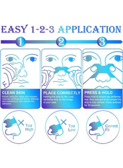 HY Nasal Strips for Snoring, 100 Pcs Nose Strips for Breathing Sleeping Help Stop Snoring Relieve Nasal Congestion Nasal Strips Snoring Devices for Men Women Anti Snore Strips  - Image 4