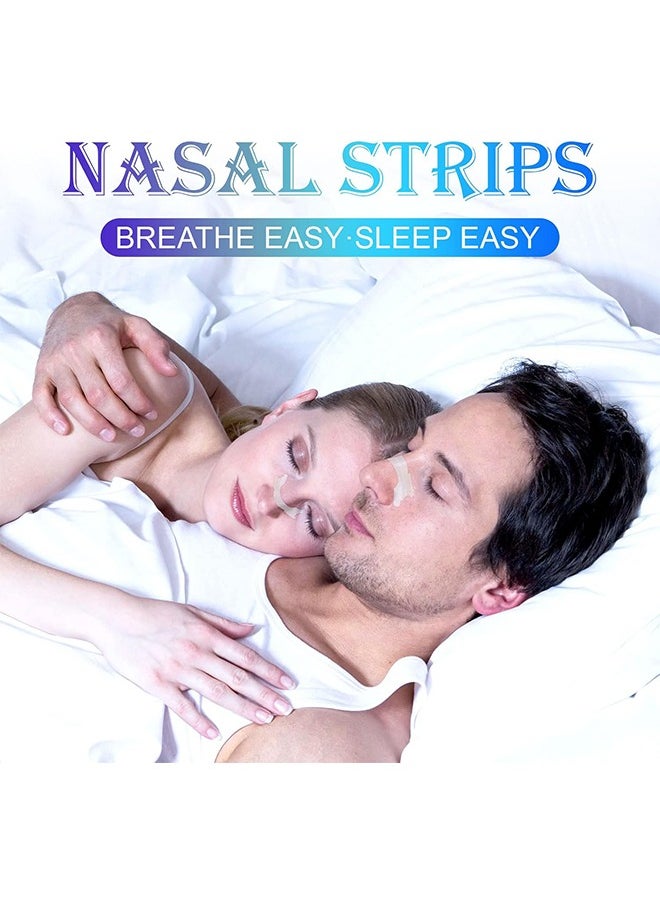 HY - Nasal Strips for Snoring, 100 Pcs Nose Strips for Breathing Sleeping Help Stop Snoring Relieve Nasal Congestion Nasal Strips Snoring Devices for Men Women Anti Snore Strips - Image 1
