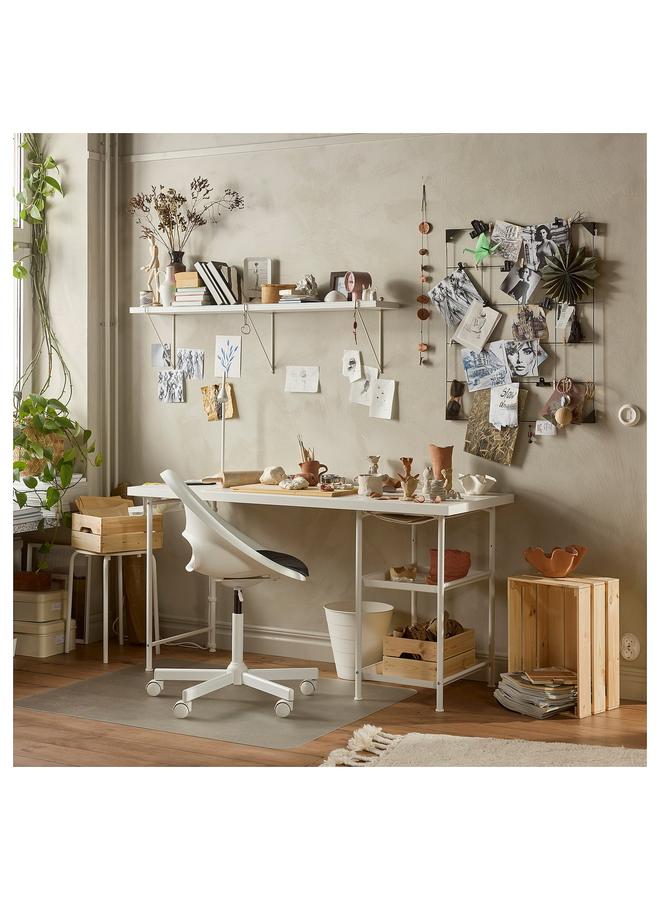 Zaboon Desk, White, 140X60 Cm - Image 4