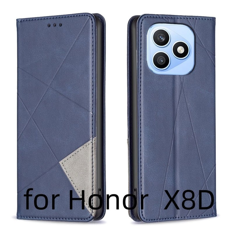 Blue Magnetic Phone Case Compatible with Honor X7C 5G - Image 1