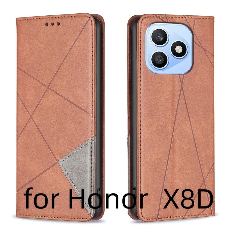 Blue Magnetic Phone Case Compatible with Honor X7C 5G - Image 4
