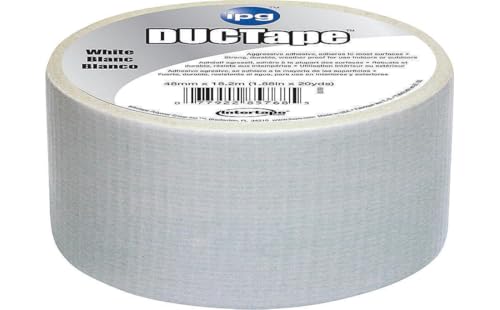 IPG 6720WHT JobSite DUCTape, Colored Duct Tape, 1.88" x 20 yd, White (Single Roll) - Image 1