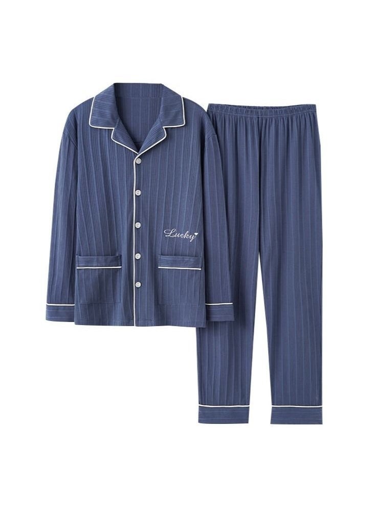 NIBEMINENT Fashion Cotton Plus Size Men's Pajamas  - Image 1