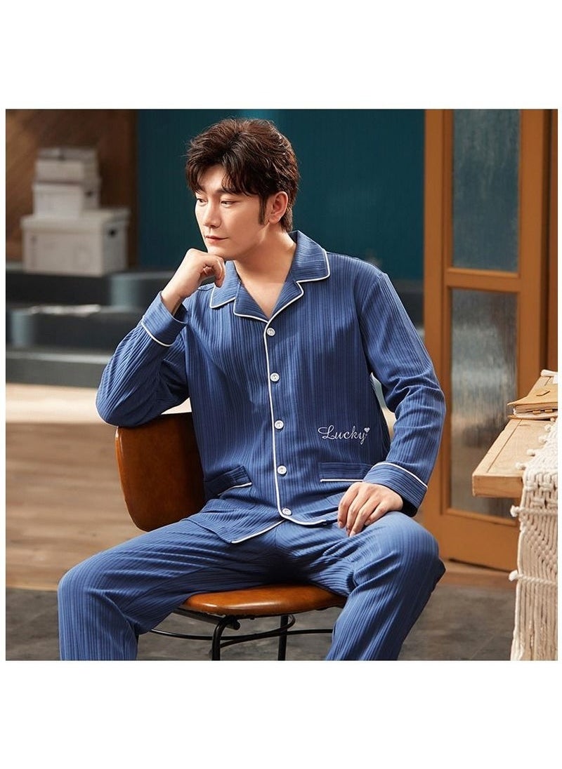 NIBEMINENT Fashion Cotton Plus Size Men's Pajamas  - Image 2