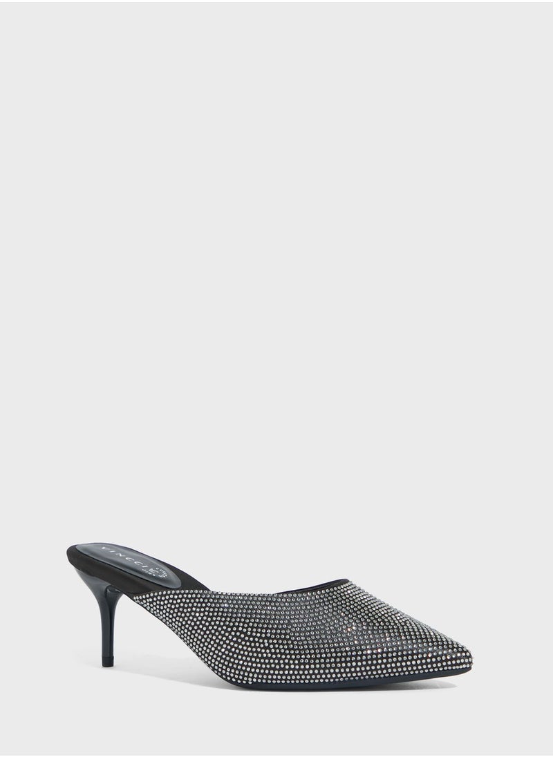 Vincci - Pointed Toe Mid Heel Pumps - Image 1