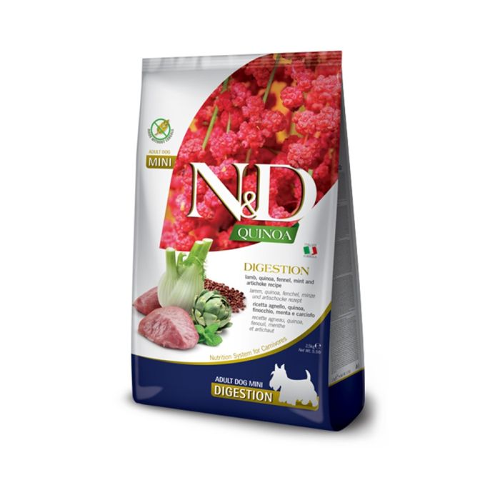 Farmina N&D Dog Quinoa Digestion Lamb Adult Mini 2.5 Kg