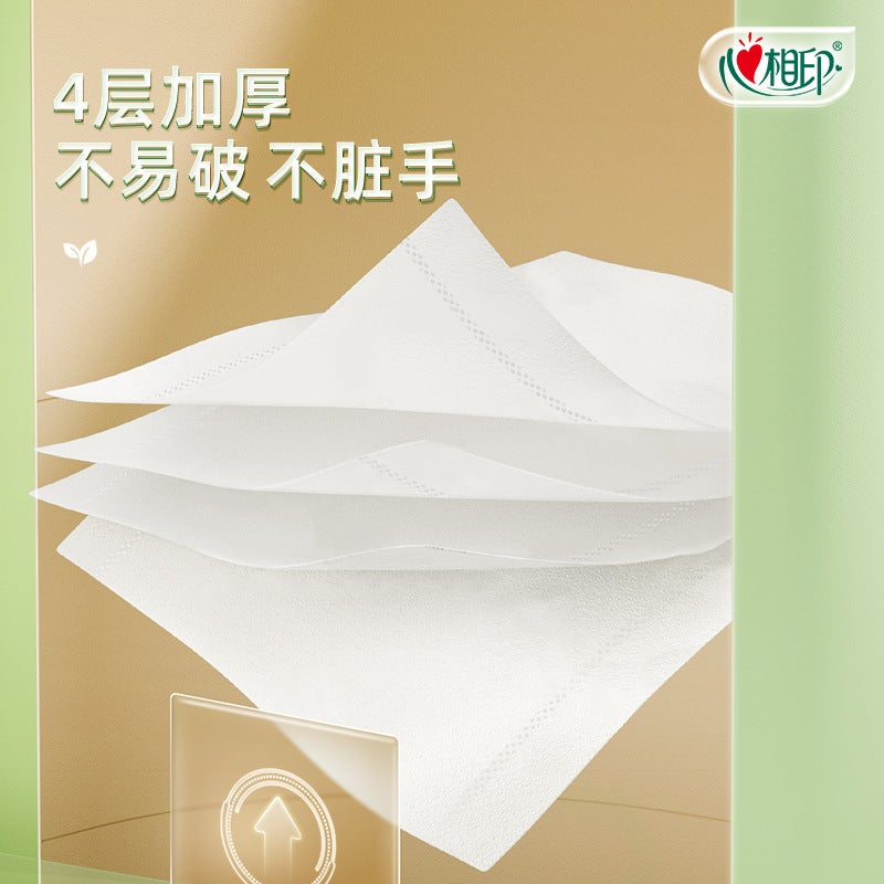 Heart-To-Heart Roll Paper, Premium Coreless Household Toilet Paper, Extra-Long Toilet Paper, With , Cloud-Like Softness - Image 5