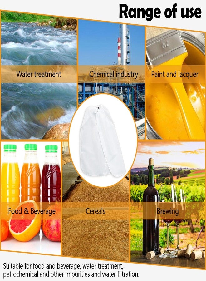 ريلاند عبوة من قطعتين من أكياس التخمير الكبيرة جدًا من ريلاند، مقاس 32 × 24.8 بوصة، قابلة لإعادة الاستخدام، مزودة بمصفاة شبكية دقيقة، وحقيبة ترشيح برباط، مثالية لتخمير البيرة، وعصير التفاح، والميد، ومستلزمات صناعة النبيذ. - Image 4