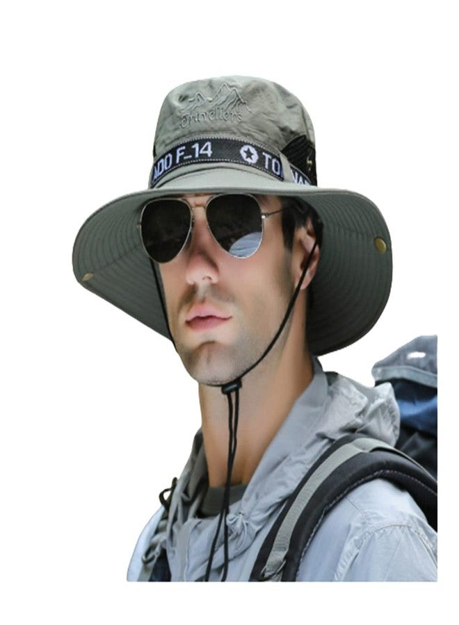 Niue Bucket Hat for Boys & Girl's Stylish Summer Cowboy Hats Stylish Fishing Hat UV Protection Safari & Camping Bucket Hats for Outdoor (Green) - Image 1