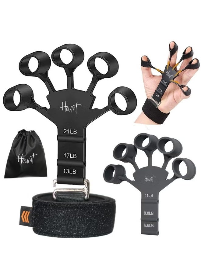 Adjustable Hand Grip & Finger Strengthener | Multi-Level Resistance for Fitness & Rehab - Image 1