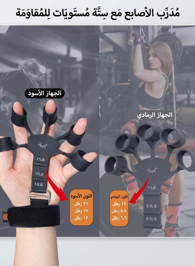 Adjustable Hand Grip & Finger Strengthener | Multi-Level Resistance for Fitness & Rehab - Image 2