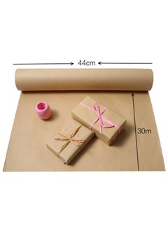 SKY-TOUCH 1 Roll of Kraft Paper (44 cm x 30 cm) 80gsm, Wrapping Paper Roll, Craft Paper Gift Wrapping Bulletin Board Arts & Crafts, Bouquet Flower Table Covering Poster Packing Paper  - Image 4