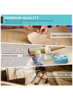 SKY-TOUCH 1 Roll of Kraft Paper (44 cm x 30 cm) 80gsm, Wrapping Paper Roll, Craft Paper Gift Wrapping Bulletin Board Arts & Crafts, Bouquet Flower Table Covering Poster Packing Paper  - Image 5