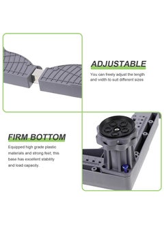 Generic Adjustable mini fridge stand,Furniture dolly 4 wheels,washer and dryer pedestals,appliance rollers for washer and dryer  - Image 4