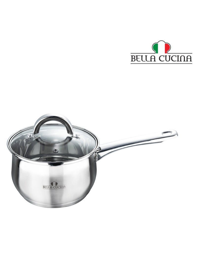بيلا كوتشينا Bella Cucina قدر Ø16X10.5CM S/S حثي مع غطاء - ستانلس ستيل  - Image 1