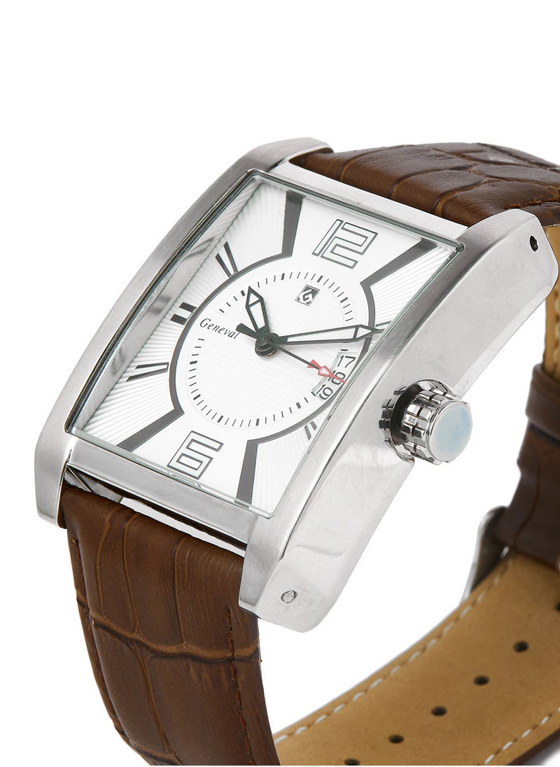 Leather Strap Analog Wrist Watch GR111WWO - 40mm - Brown - pzsku/Z68A7A91A2D8142664092Z/45/_/1656667570/86c39ac2-aa28-44b8-a184-789ba75db94f