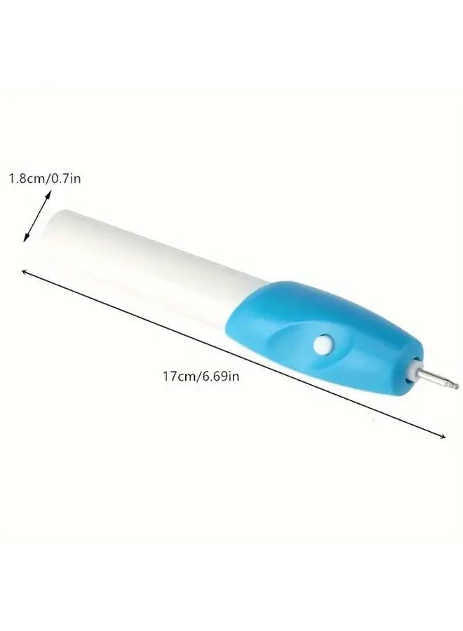 White Cordless Mini Electric Engraving Pen Precision Etching Tool - Image 3