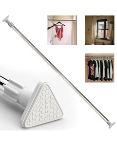 Shower Curtain Rod Adjustable 70-120cm Thick & Extendable 25mm Telescopic Length Stainless Steel Tension Bar Painted Surface No Drill Type for Bathroom Shower Bathtub Cabinet (70cm to 120cm) - pzsku/Z68A7CCCC611B71DCDF99Z/45/_/1670246141/b6286776-4a08-4e11-baa2-04309aee9f2b