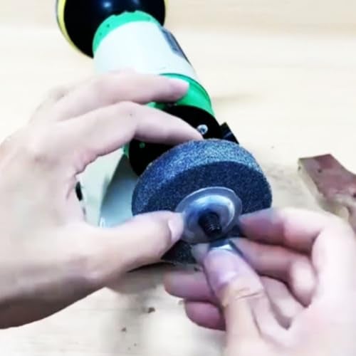JUNLIXN 8 Pcs 3'' Fiber Buffing Wheels, 3/8'' Arbor Hole Abrasive Fiber Buffing Polishing Wheels for Bench Grinder, Die Grinder - Image 5